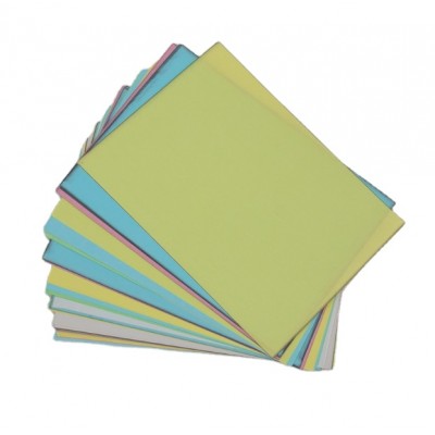 color continuous 3ply carbonless paper 240x120mm